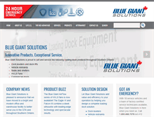 Tablet Screenshot of bluegiantsolutions.com